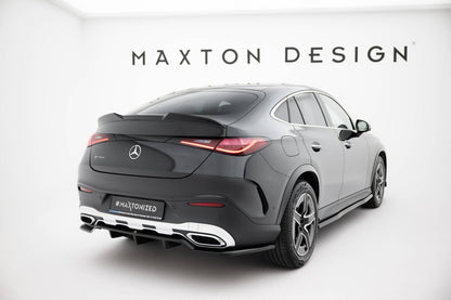 Diffusor Heckansatz passend für Mercedes GLC Coupe AMG-Line C254 schwarz Hochglanz