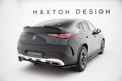 Diffusor Heckansatz passend für Mercedes GLC Coupe AMG-Line C254 schwarz Hochglanz