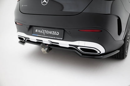 Diffusor Heckansatz passend für Mercedes GLC Coupe AMG-Line C254 schwarz Hochglanz