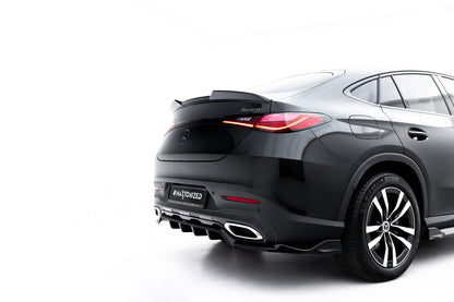 Diffusor Heckansatz passend für Mercedes GLC Coupe C254 schwarz Hochglanz