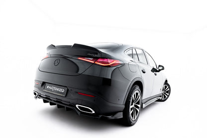 Diffusor Heckansatz passend für Mercedes GLC Coupe C254 schwarz Hochglanz