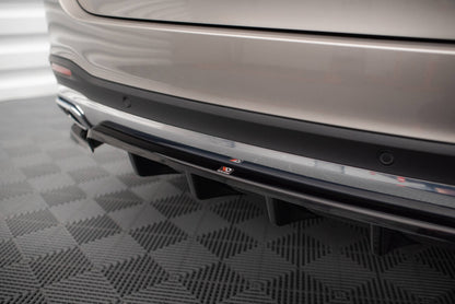 Diffusor Heckansatz passend für Mercedes GLE SUV AMG-Line W167 / W167 FL schwarz Hochglanz