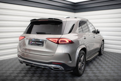 Diffusor Heckansatz passend für Mercedes GLE SUV AMG-Line W167 / W167 FL schwarz Hochglanz