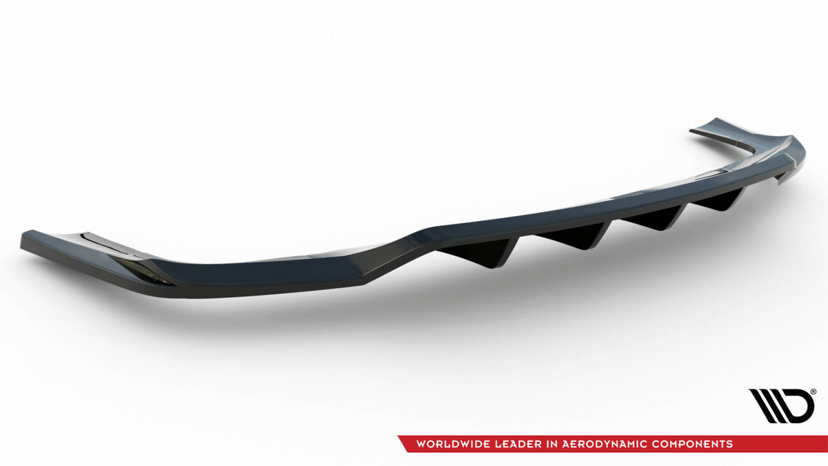 Diffusor Heckansatz passend für Mercedes GLE SUV AMG-Line W167 / W167 FL schwarz Hochglanz