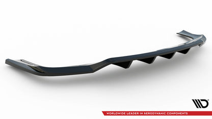 Diffusor Heckansatz passend für Mercedes GLE SUV AMG-Line W167 / W167 FL schwarz Hochglanz