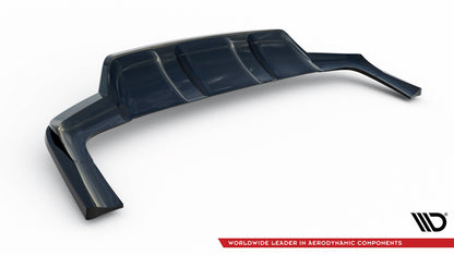 Diffusor Heckansatz passend für Mercedes GLE SUV AMG-Line W167 / W167 FL schwarz Hochglanz