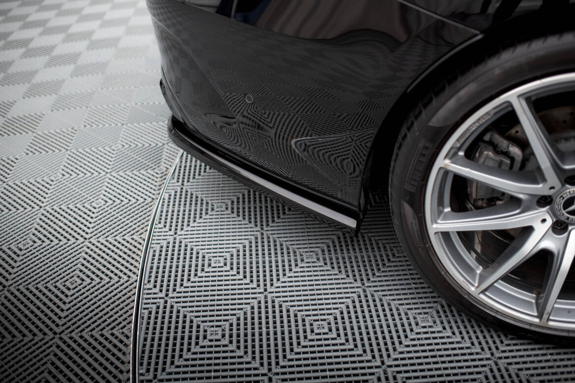 Diffusor Heckansatz passend für Mercedes S Coupe AMG-Line C217 FL schwarz Hochglanz