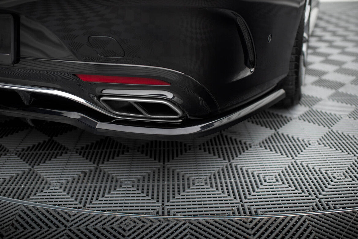 Diffusor Heckansatz passend für Mercedes S Coupe AMG-Line C217 FL schwarz Hochglanz