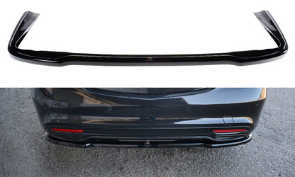 Diffusor Heckansatz passend für Mercedes S-Klasse AMG-LINE W222 schwarz Hochglanz