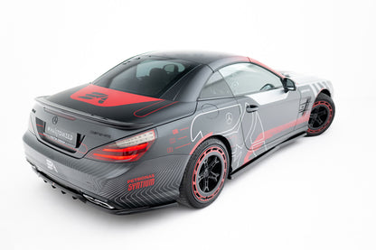 Diffusor Heckansatz passend für Mercedes SL 63 AMG R231 schwarz Hochglanz