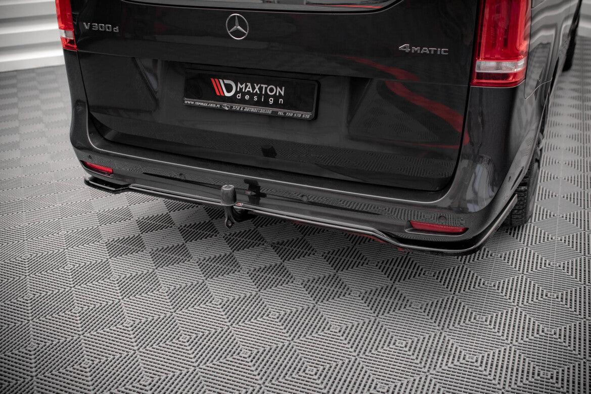 Diffusor Heckansatz passend für Mercedes V-Klasse AMG-Line W447 FL schwarz Hochglanz