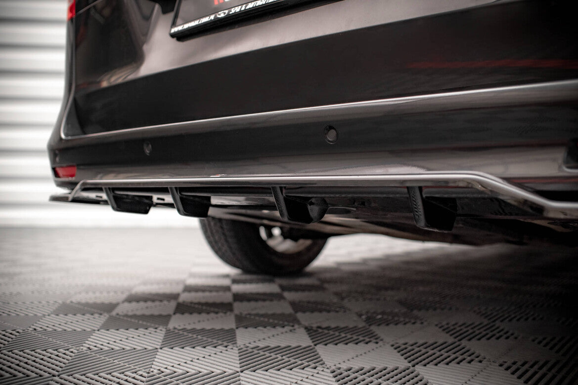 Diffusor Heckansatz passend für Mercedes V-Klasse AMG-Line W447 FL schwarz Hochglanz