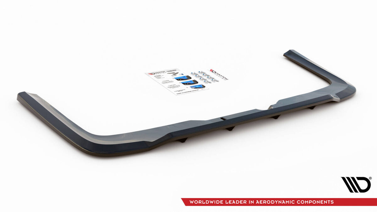 Diffusor Heckansatz passend für Mercedes V-Klasse AMG-Line W447 FL schwarz Hochglanz