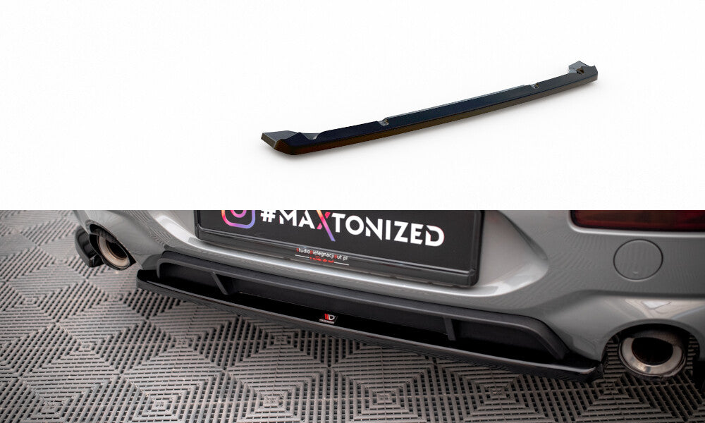 Diffusor Heckansatz passend für Mini Cooper Clubman John Cooper Works F54 FL schwarz Hochglanz