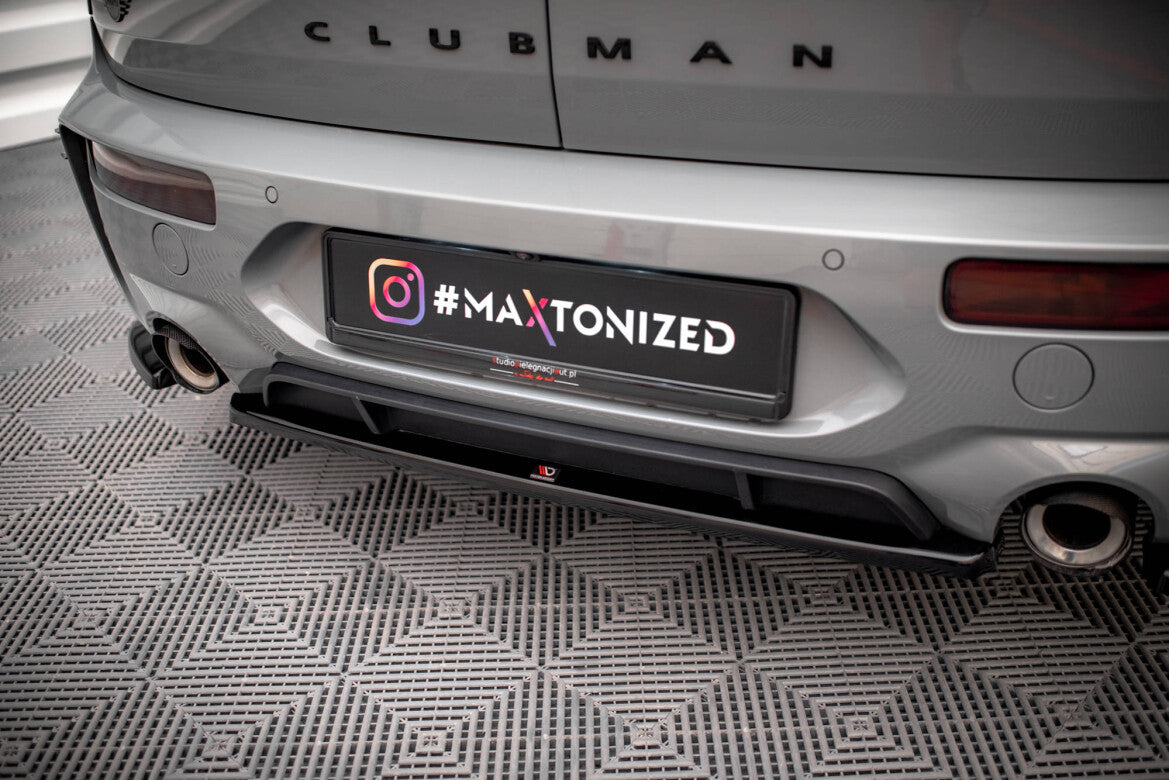 Diffusor Heckansatz passend für Mini Cooper Clubman John Cooper Works F54 FL schwarz Hochglanz
