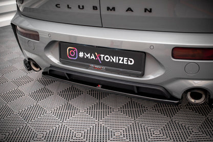 Diffusor Heckansatz passend für Mini Cooper Clubman John Cooper Works F54 FL schwarz Hochglanz
