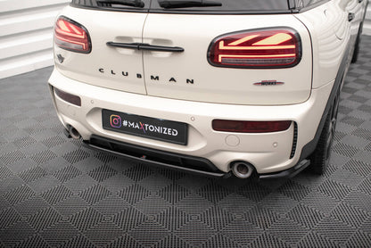 Diffusor Heckansatz passend für Mini Cooper Clubman John Cooper Works F54 FL schwarz Hochglanz