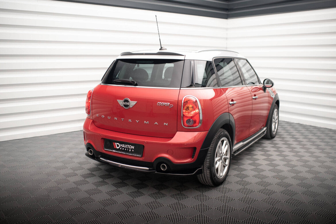 Diffusor Heckansatz passend für Mini Cooper Countryman R60 FL schwarz Hochglanz