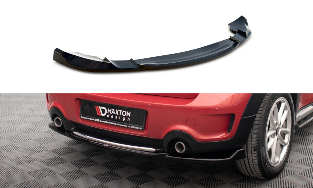 Diffusor Heckansatz passend für Mini Cooper Countryman R60 FL schwarz Hochglanz