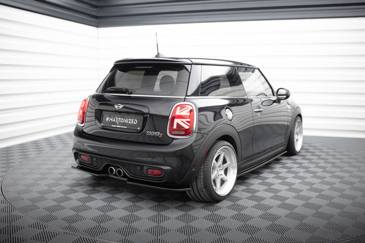 Diffusor Heckansatz passend für Mini Cooper S F56 / F56 FL schwarz Hochglanz
