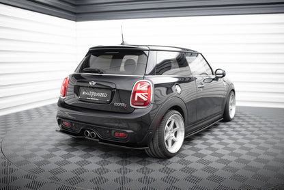 Diffusor Heckansatz passend für Mini Cooper S F56 / F56 FL schwarz Hochglanz