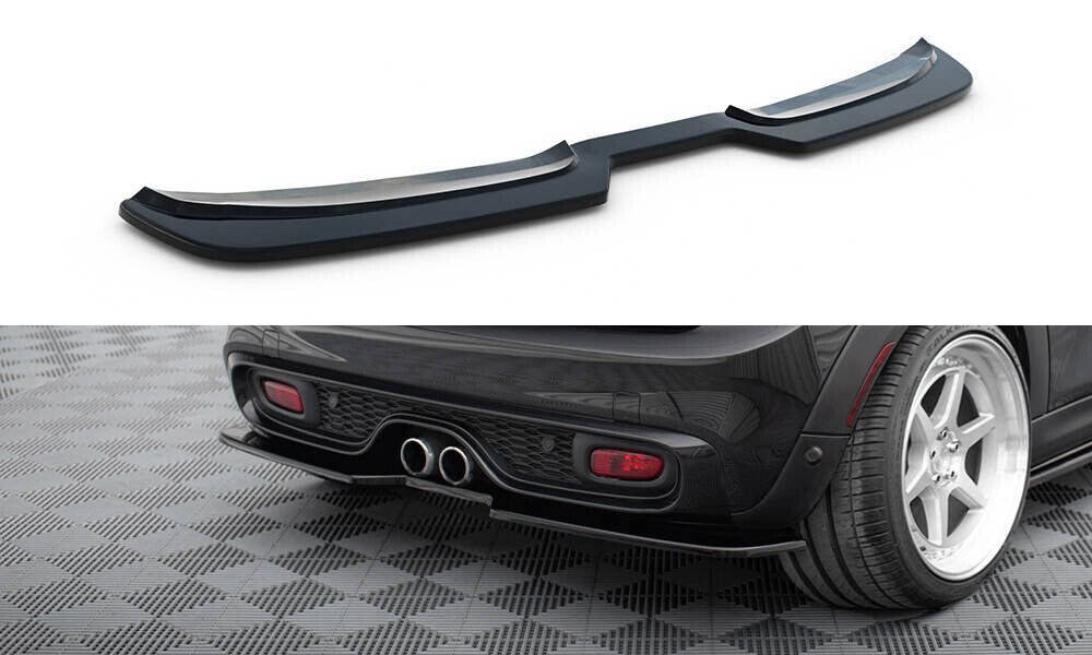Diffusor Heckansatz passend für Mini Cooper S F56 / F56 FL schwarz Hochglanz