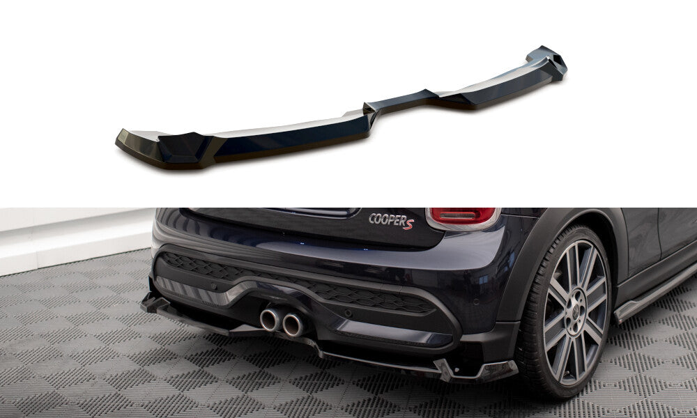 Diffusor Heckansatz passend für Mini Cooper S F56 FL schwarz Hochglanz