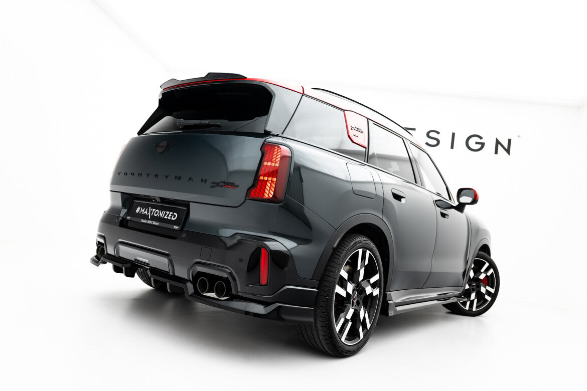 Diffusor Heckansatz passend für Mini Countryman JCW U25 schwarz Hochglanz