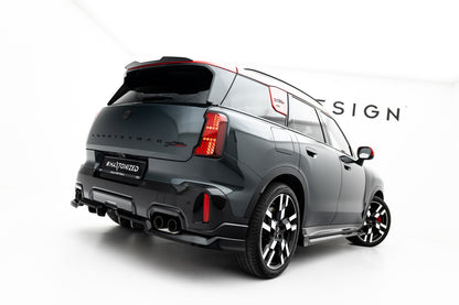Diffusor Heckansatz passend für Mini Countryman JCW U25 schwarz Hochglanz