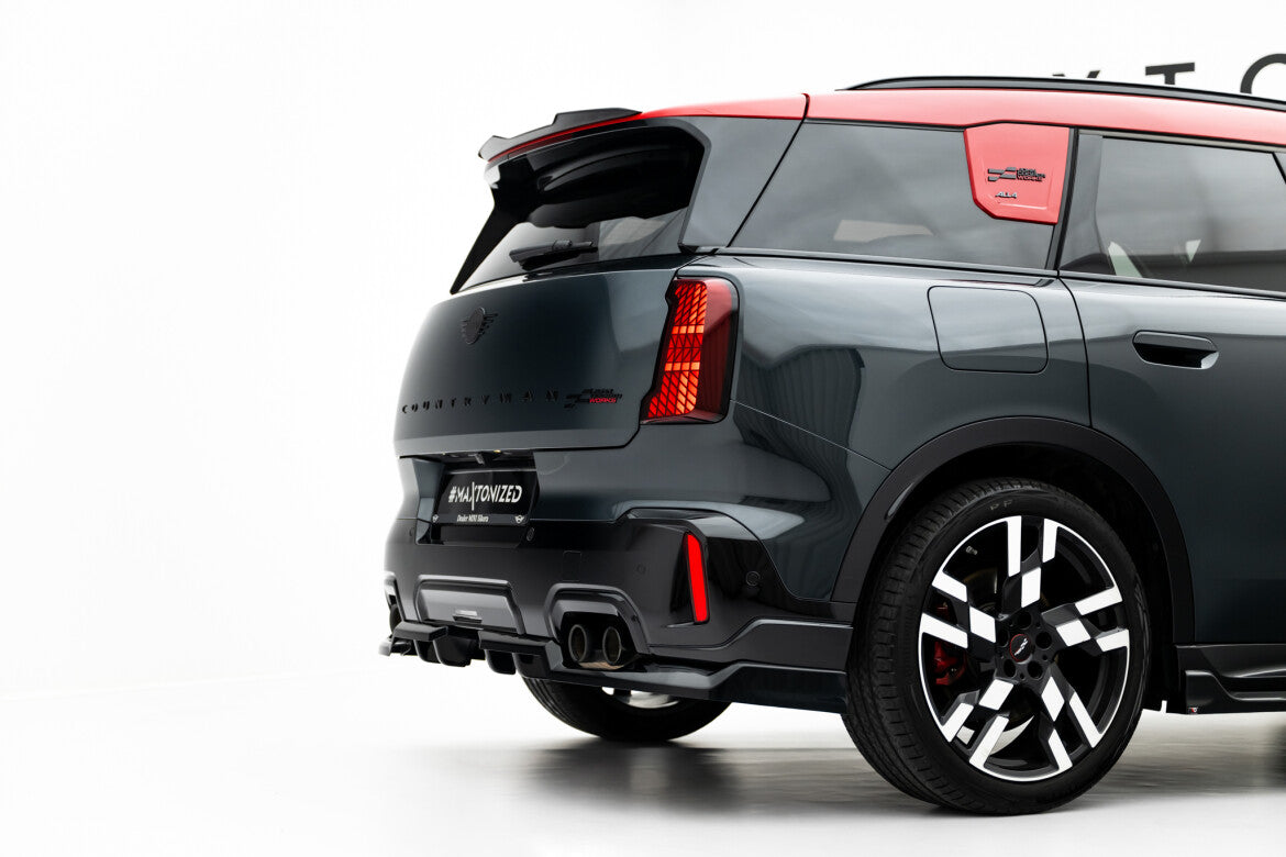 Diffusor Heckansatz passend für Mini Countryman JCW U25 schwarz Hochglanz