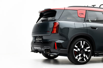 Diffusor Heckansatz passend für Mini Countryman JCW U25 schwarz Hochglanz