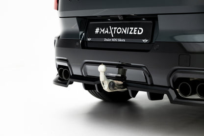 Diffusor Heckansatz passend für Mini Countryman JCW U25 schwarz Hochglanz