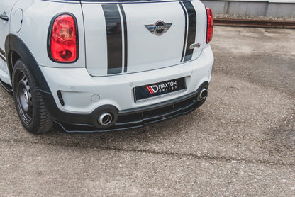 Diffusor Heckansatz passend für Mini Countryman Mk1 JCW schwarz Hochglanz