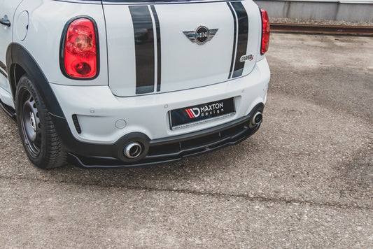 Diffusor Heckansatz passend für Mini Countryman Mk1 JCW schwarz Hochglanz