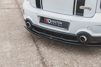 Diffusor Heckansatz passend für Mini Countryman Mk1 JCW schwarz Hochglanz