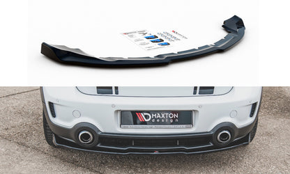 Diffusor Heckansatz passend für Mini Countryman Mk1 JCW schwarz matt