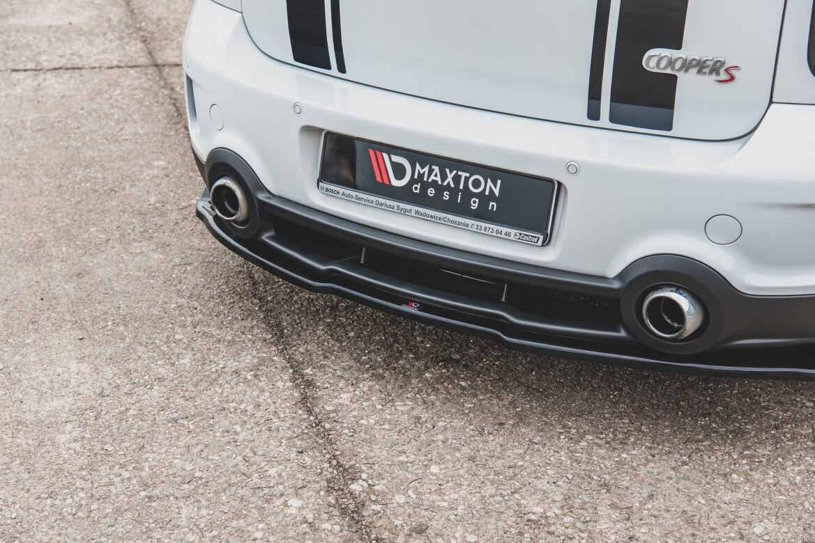 Diffusor Heckansatz passend für Mini Countryman Mk1 JCW schwarz matt