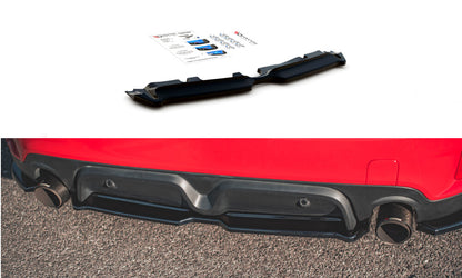 Diffusor Heckansatz passend für Mini Countryman Mk2 F60 JCW schwarz Hochglanz