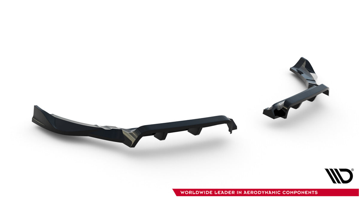 Diffusor Heckansatz passend für Porsche 718 Cayman GTS 982c schwarz Hochglanz