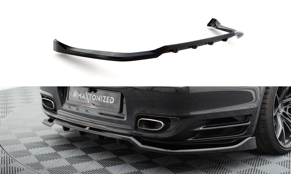 Diffusor Heckansatz passend für Porsche 911 Turbo 997 schwarz Hochglanz