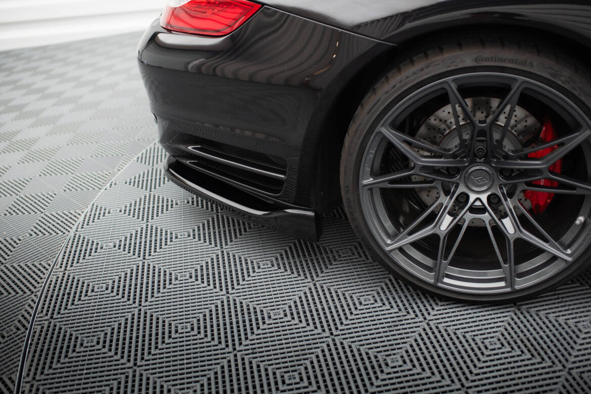 Diffusor Heckansatz passend für Porsche 911 Turbo 997 schwarz Hochglanz