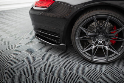 Diffusor Heckansatz passend für Porsche 911 Turbo 997 schwarz Hochglanz
