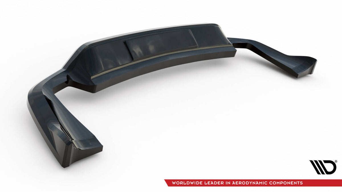Diffusor Heckansatz passend für Porsche Cayenne Mk2 FL schwarz Hochglanz