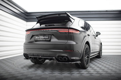 Diffusor Heckansatz passend für Porsche Cayenne Sport Design Mk3 schwarz Hochglanz