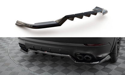 Diffusor Heckansatz passend für Porsche Cayenne Sport Design Mk3 schwarz Hochglanz