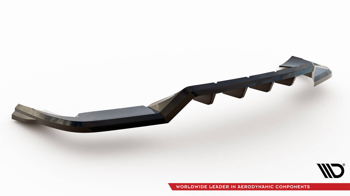Diffusor Heckansatz passend für Porsche Cayenne Sport Design Mk3 schwarz Hochglanz