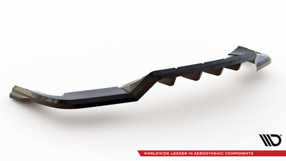 Diffusor Heckansatz passend für Porsche Cayenne Sport Design Mk3 schwarz Hochglanz