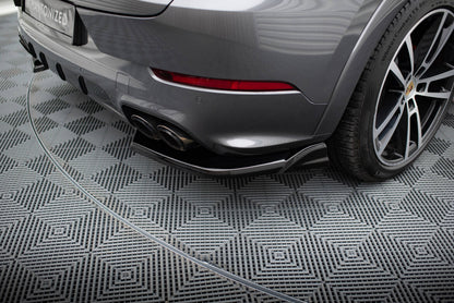 Diffusor Heckansatz passend für Porsche Cayenne SUV / Coupe Mk3 FL schwarz Hochglanz