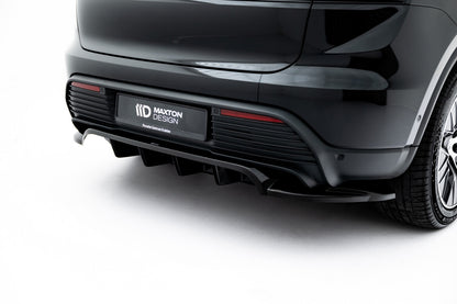 Diffusor Heckansatz passend für Porsche Macan EV Mk1 schwarz Hochglanz