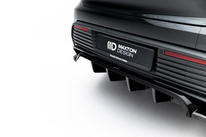 Diffusor Heckansatz passend für Porsche Macan EV Mk1 schwarz Hochglanz